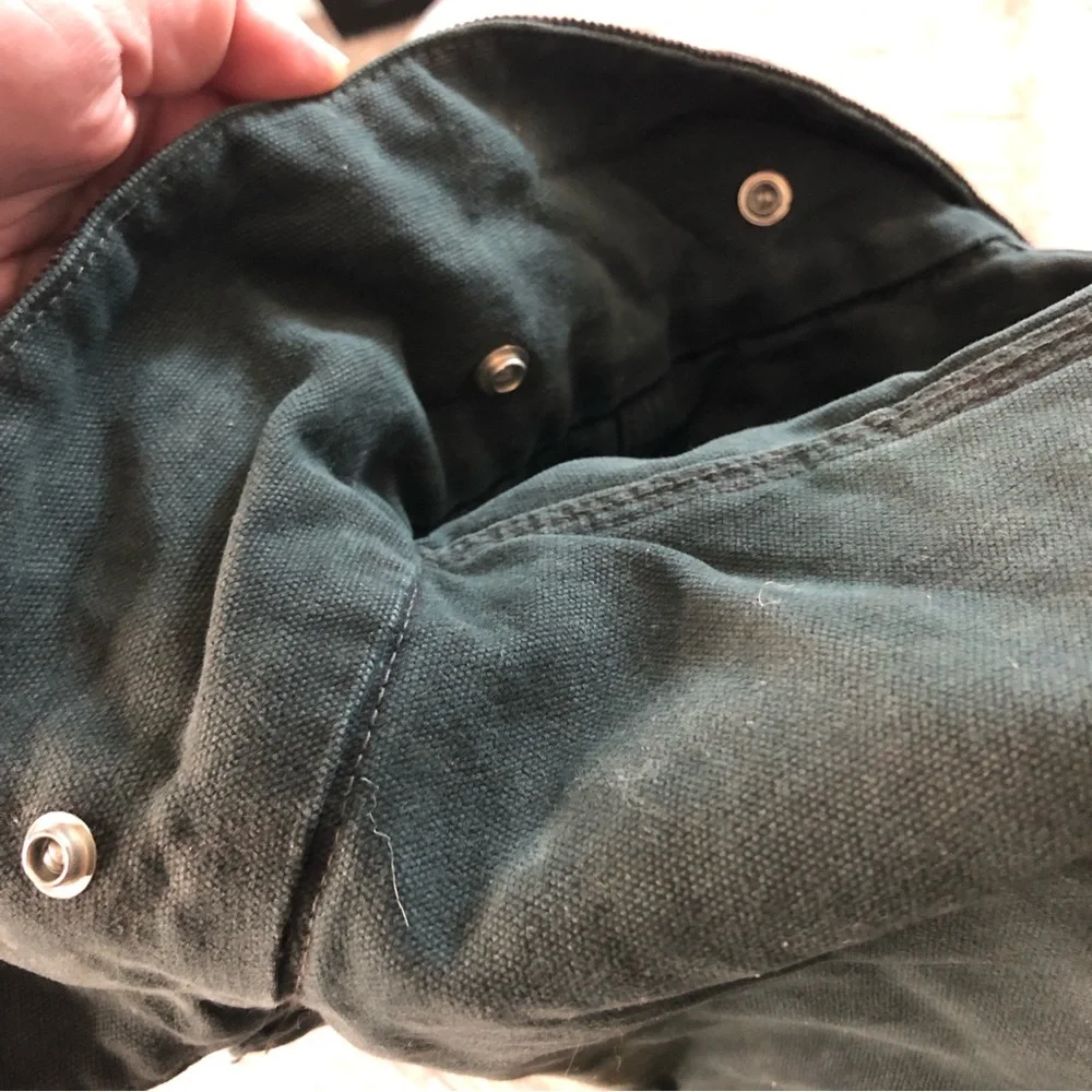 Vintage Carhartt Men’s blanket lined outdoor coat green size 2X 3X chore work - Picture 11 of 16